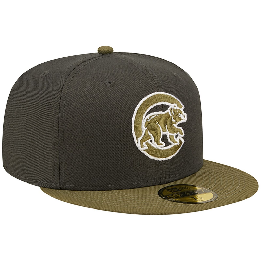 New Era Charcoal/Olive Chicago Cubs Two-Tone Color Pack 59FIFTY Fitted Hat