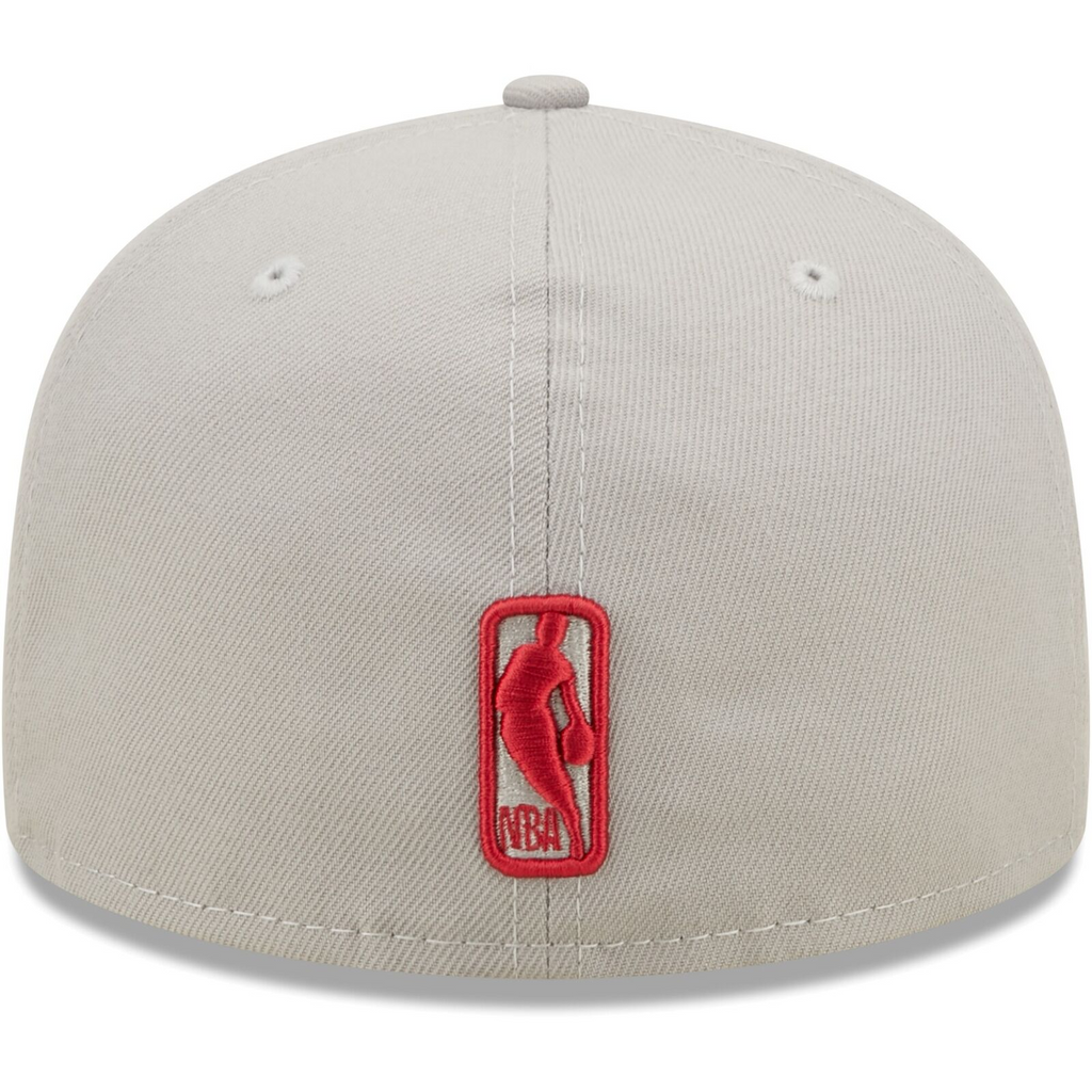 New Era Gray Miami Heat Team Color Pop 59FIFTY Fitted Hat