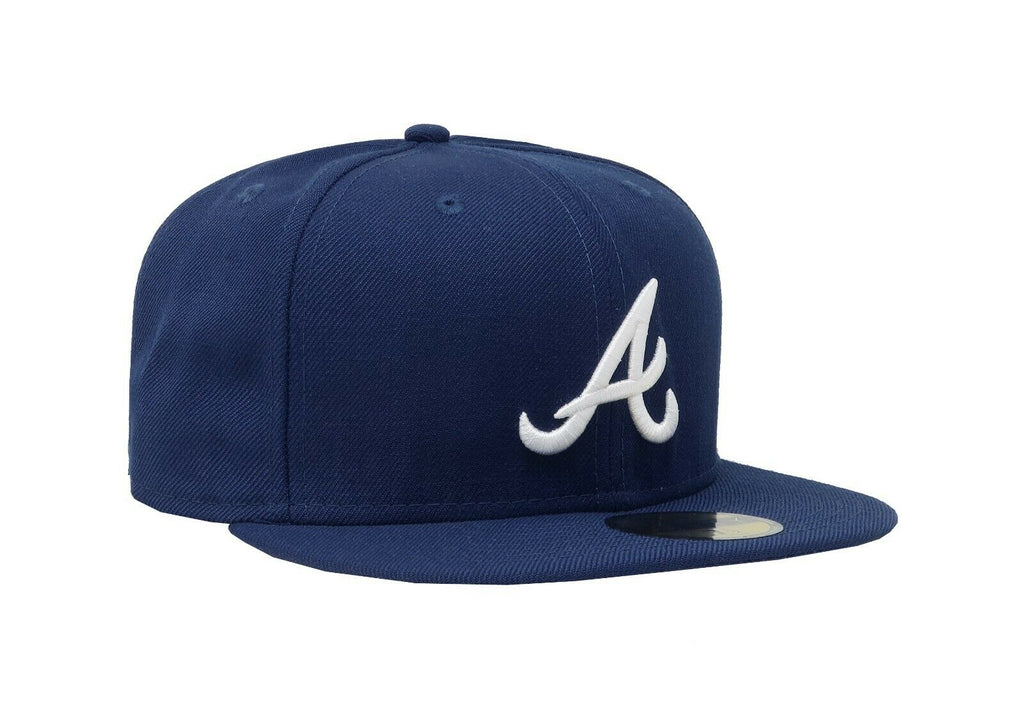 New Era Atlanta Braves Royal Blue Crown & Undervisor 59FIFTY Fitted Hat