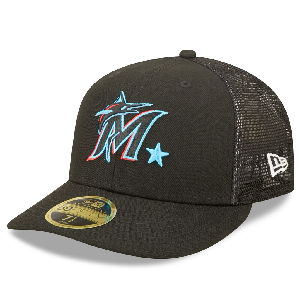 New Era Black Miami Marlins 2022 MLB All-Star Game Workout Low Profile 59FIFTY Fitted Hat