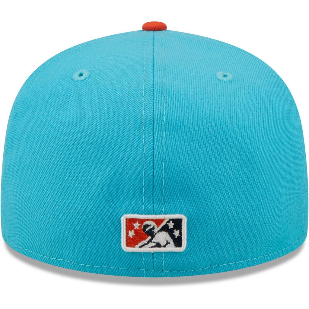 New Era Aqua Zorros de Somerset Copa De La Diversion 59FIFTY Fitted Hat