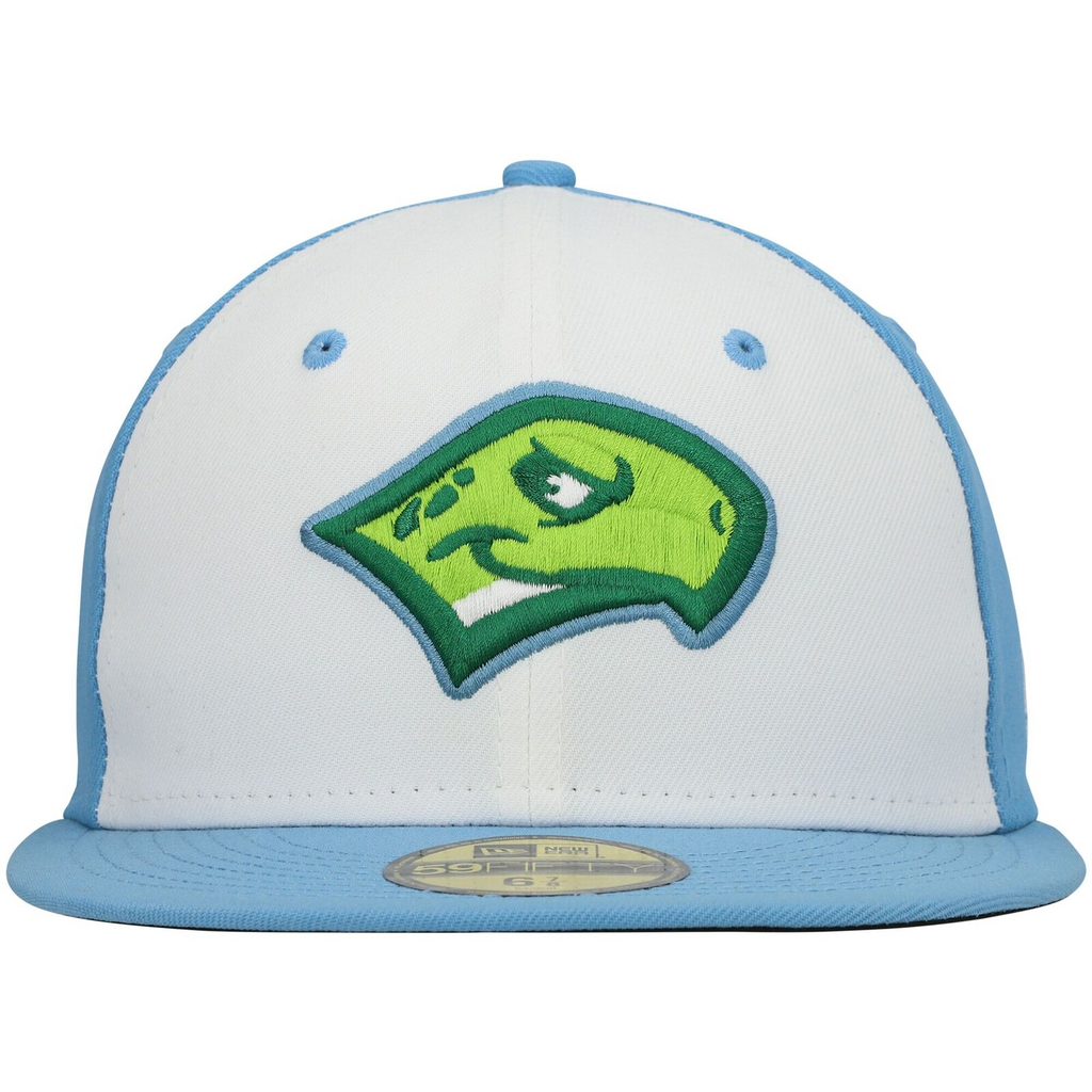 New Era White Daytona Tortugas Authentic Collection Road 59FIFTY Fitted Hat