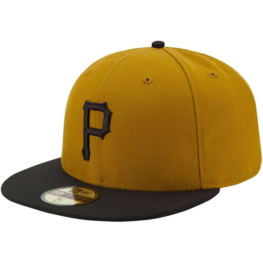 New Era Pittsburgh Pirates Dark Gold 2015 Season 59FIFTY Fitted Hat