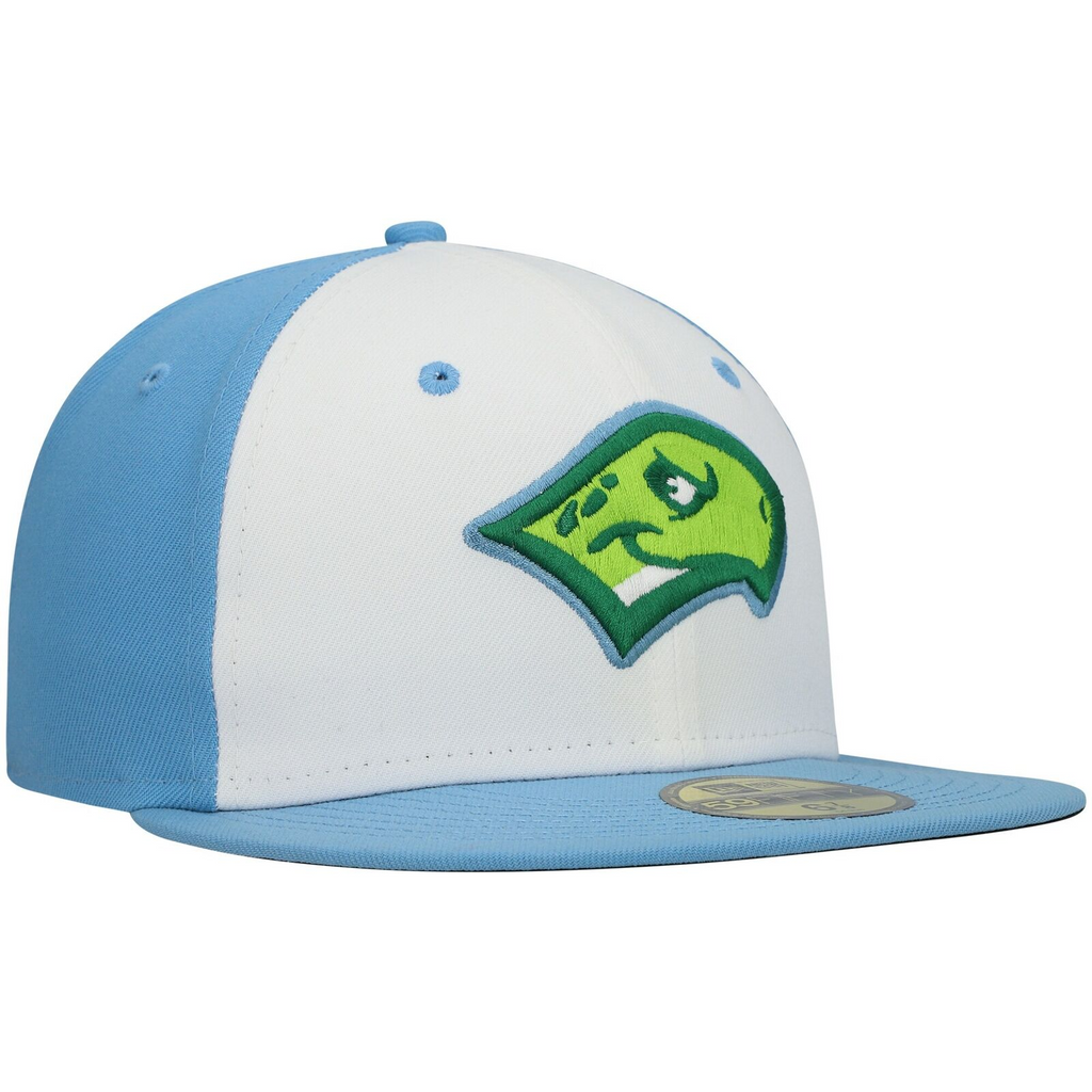 New Era White Daytona Tortugas Authentic Collection Road 59FIFTY Fitted Hat