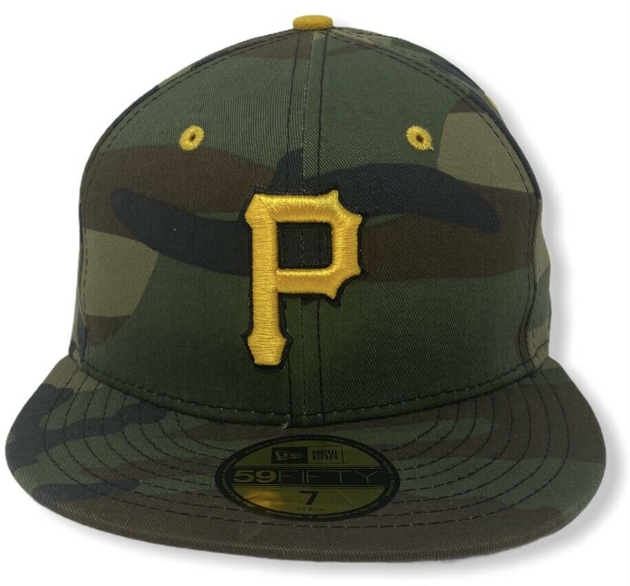 New Era Pittsburgh Pirates Camo/Yellow 59FIFTY Fitted Hat