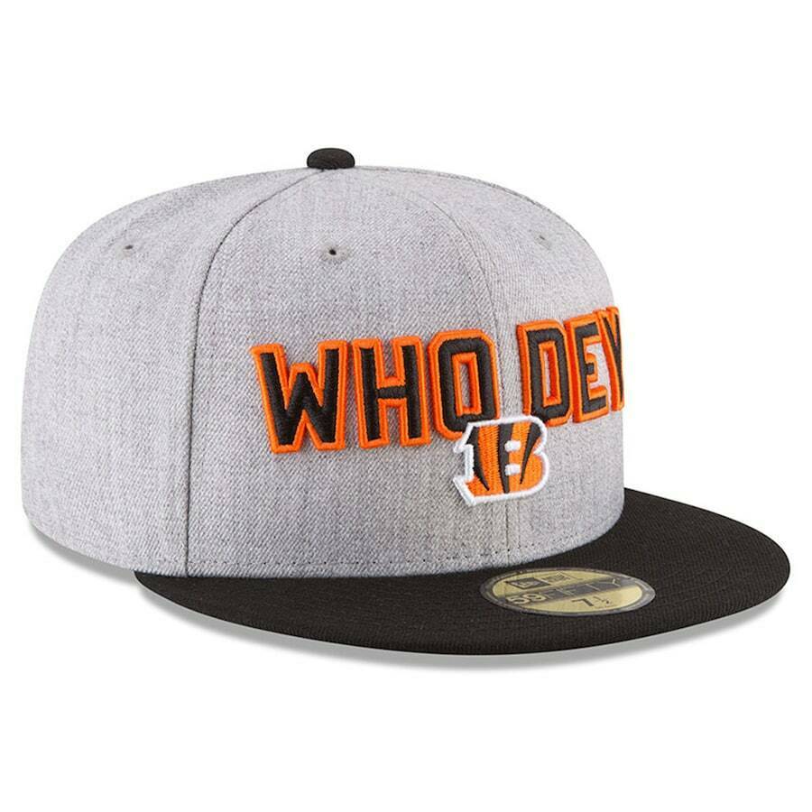 New Era Cincinnati Bengals "Who Dey" 2018 NFL Draft On-Stage 59FIFTY Fitted Hat