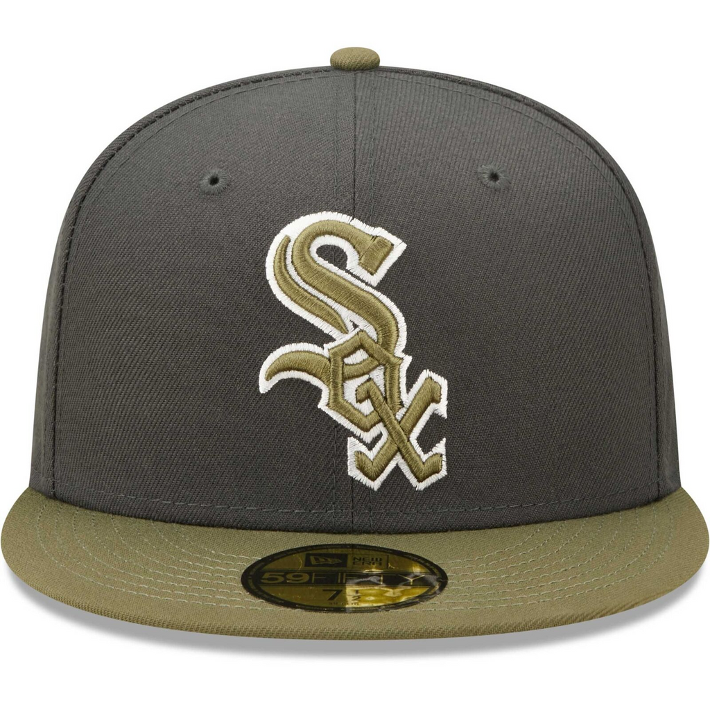 New Era Chicago White Sox Charcoal/Olive Two-Tone Color Pack 59FIFTY Fitted Hat