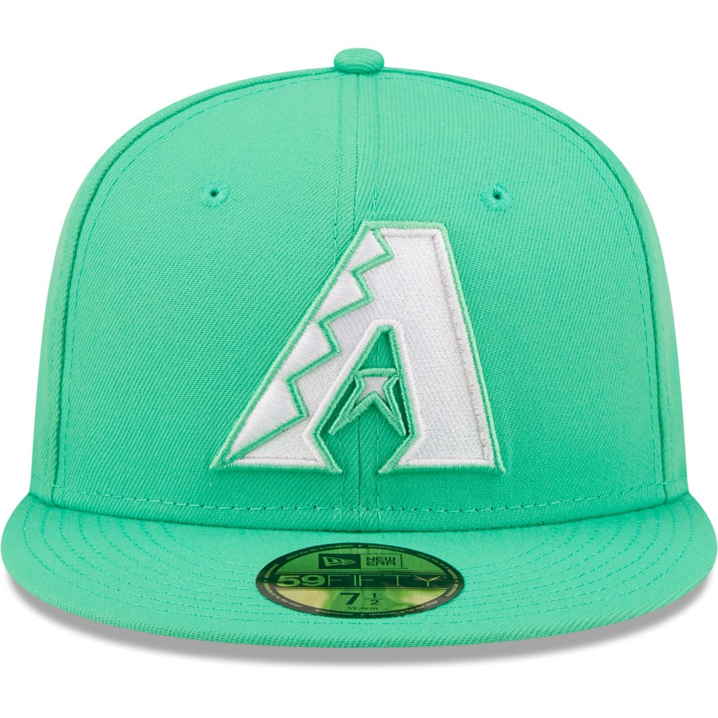 New Era Island Green White Logo Arizona Diamondbacks 59FIFTY Fitted Hat