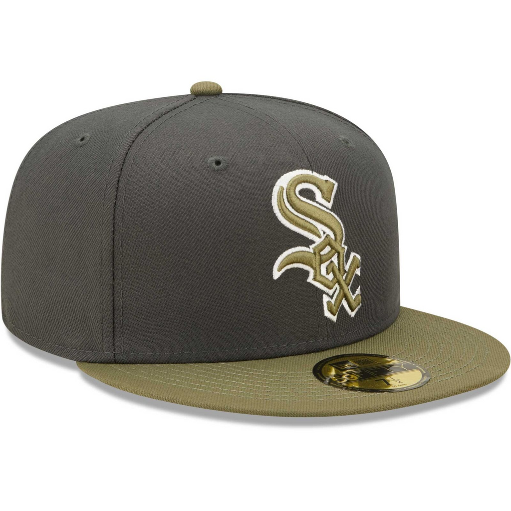 New Era Chicago White Sox Charcoal/Olive Two-Tone Color Pack 59FIFTY Fitted Hat