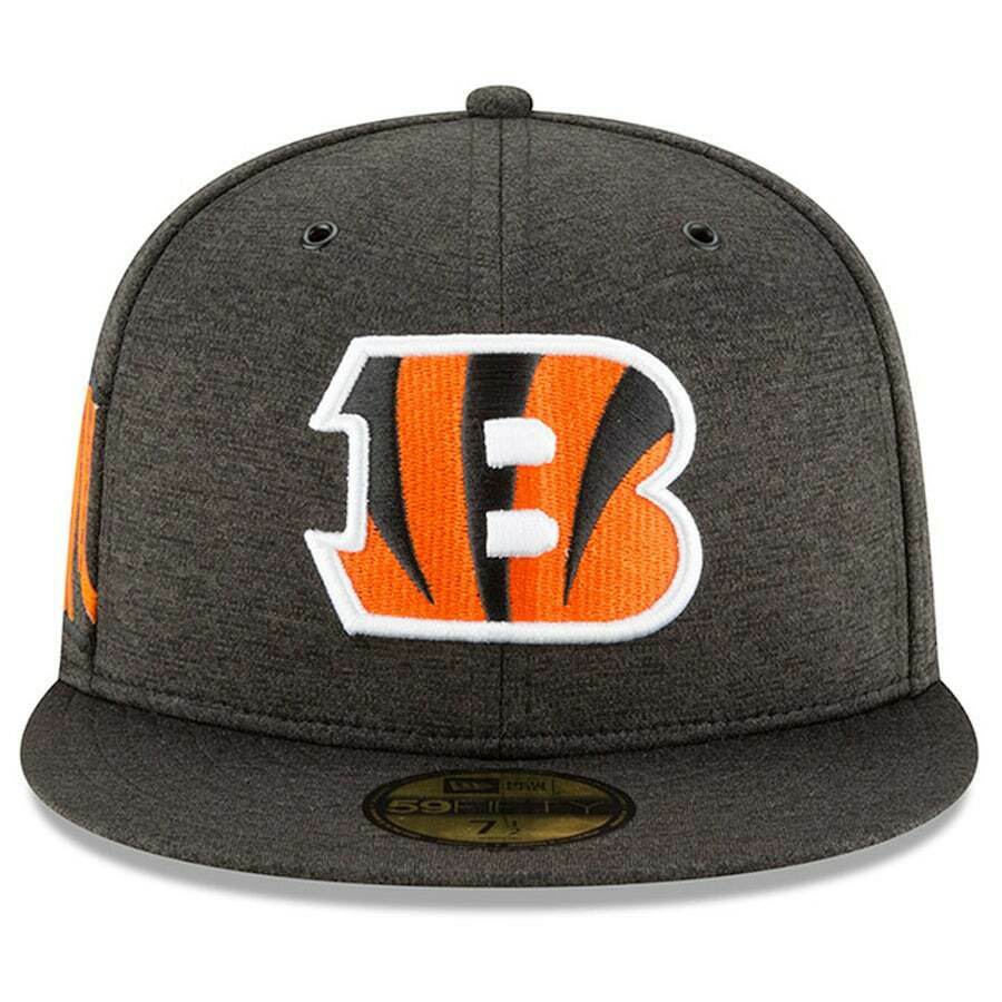 New Era Cincinnati Bengals Heather Brown 2018 NFL Sideline Home 59FIFTY Fitted Hat