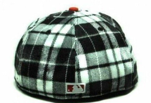 New Era Pittsburgh Pirates Black/White Plaid 59FIFTY Fitted Hat