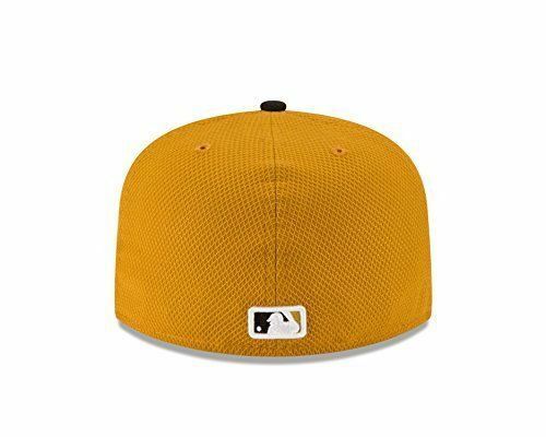 New Era Pittsburgh Pirates Yellow Diamond Batting Practice 59FIFTY Fitted Hat