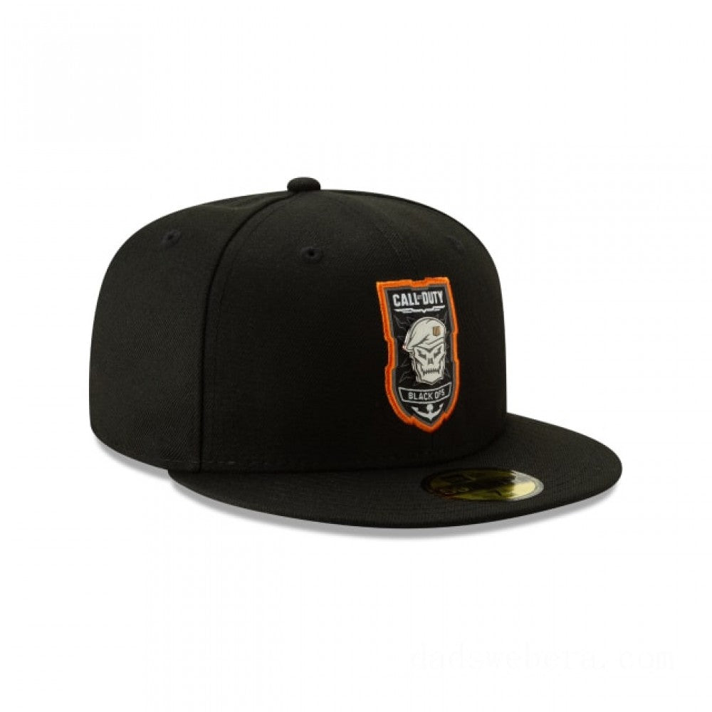 New Era Call of Duty Black Ops 4 Metal Black/Orange 59FIFTY Fitted Hat