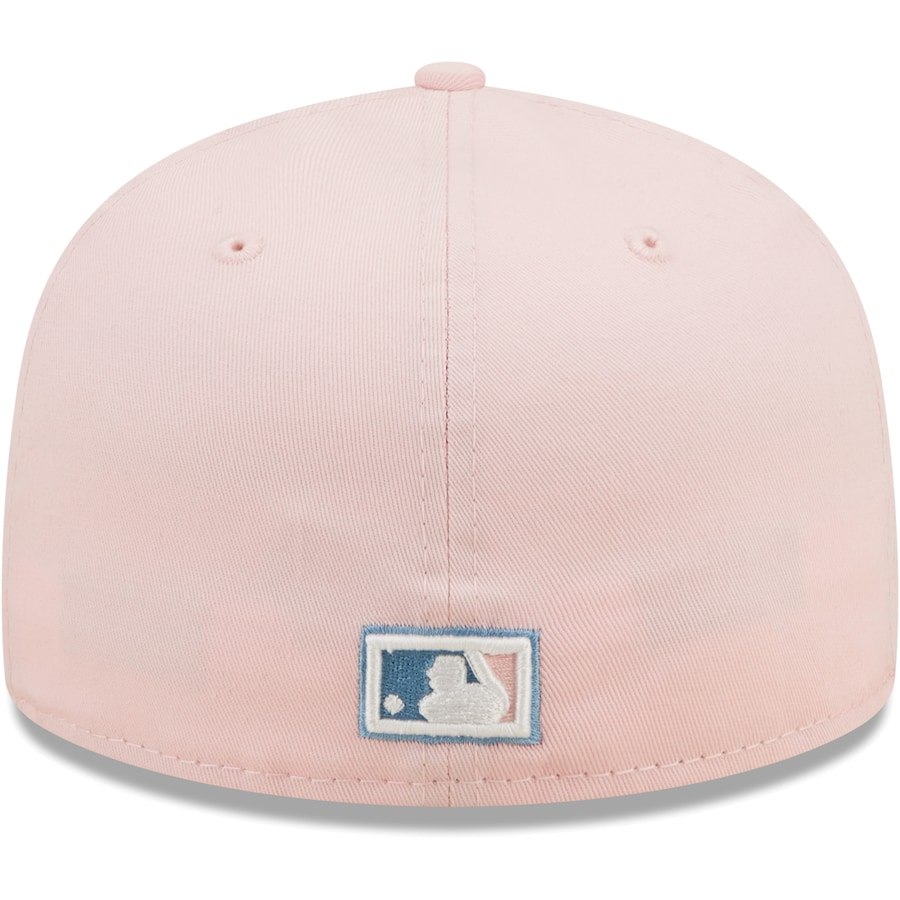 New Era Oakland Athletics Pink/Sky 1972 World Series Undervisor 59FIFTY Fitted Hat