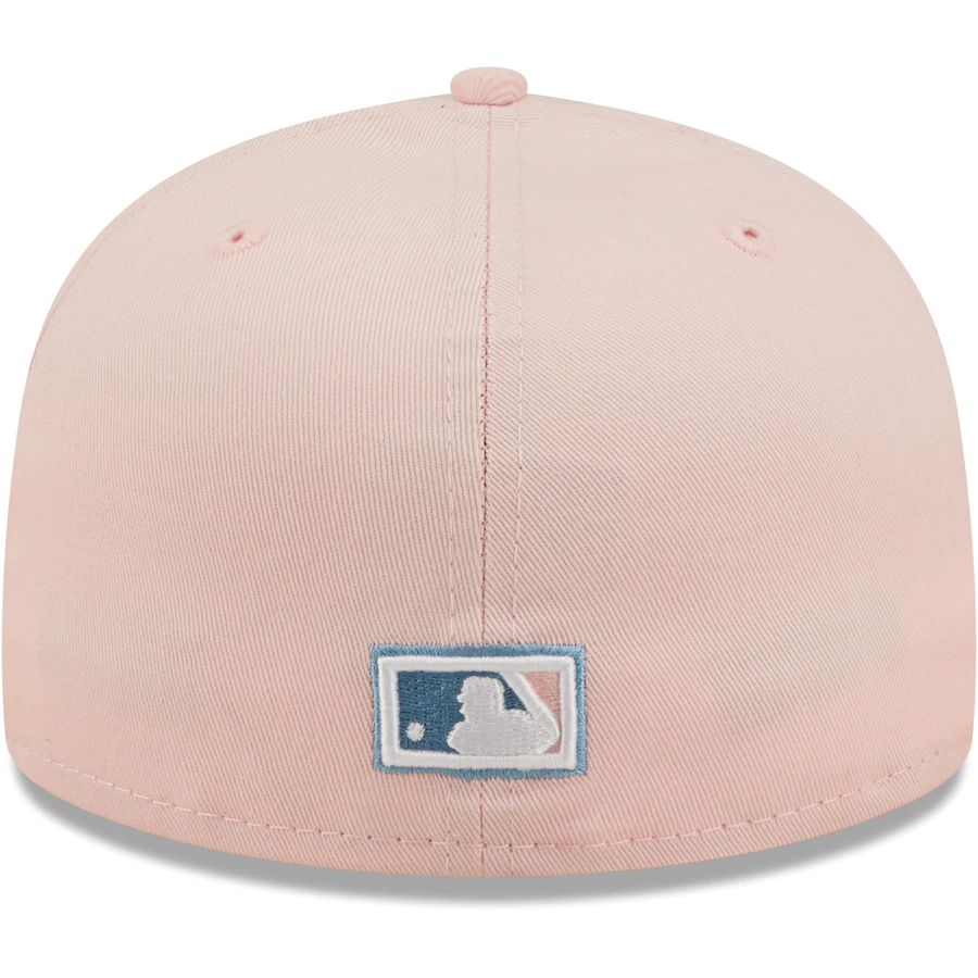 New Era Tampa Bay Rays Fitted Pink Bottom Sky Blue Pink (1998