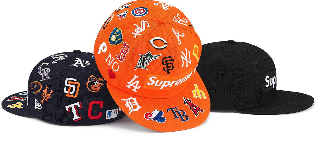 Supreme x MLB x New Era Hat 'Black' | Men's Size 7.25