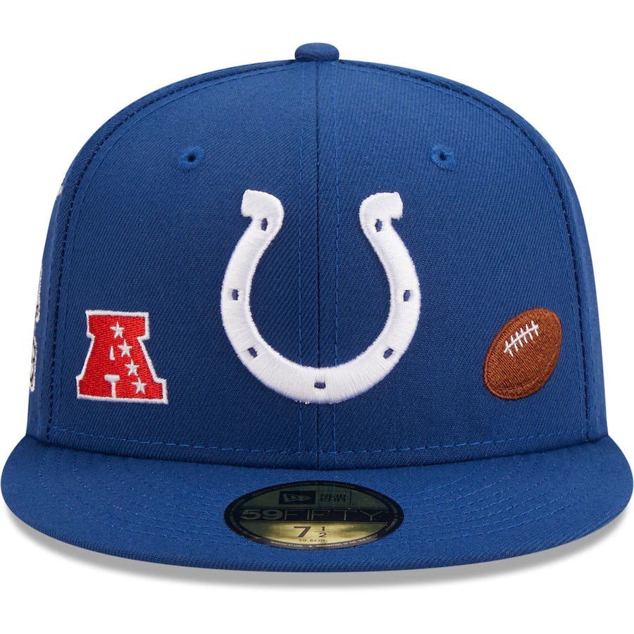 New Era Indianapolis Colts Royal Team Local 59FIFTY Fitted Hat
