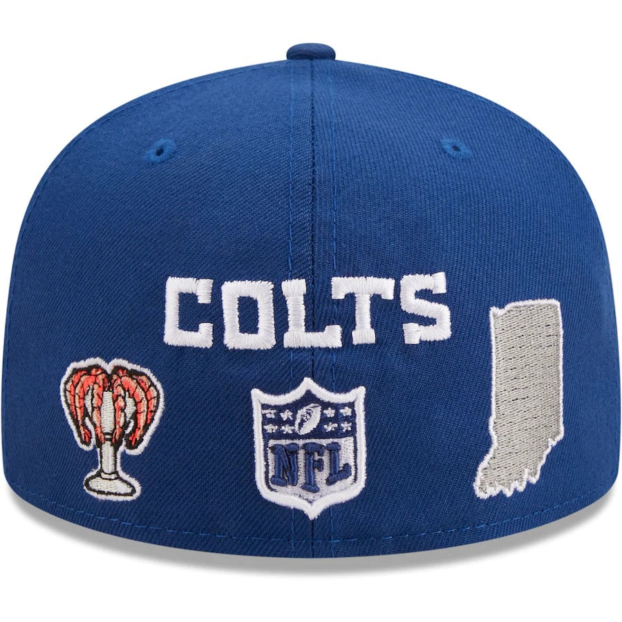 New Era Indianapolis Colts Royal Team Local 59FIFTY Fitted Hat