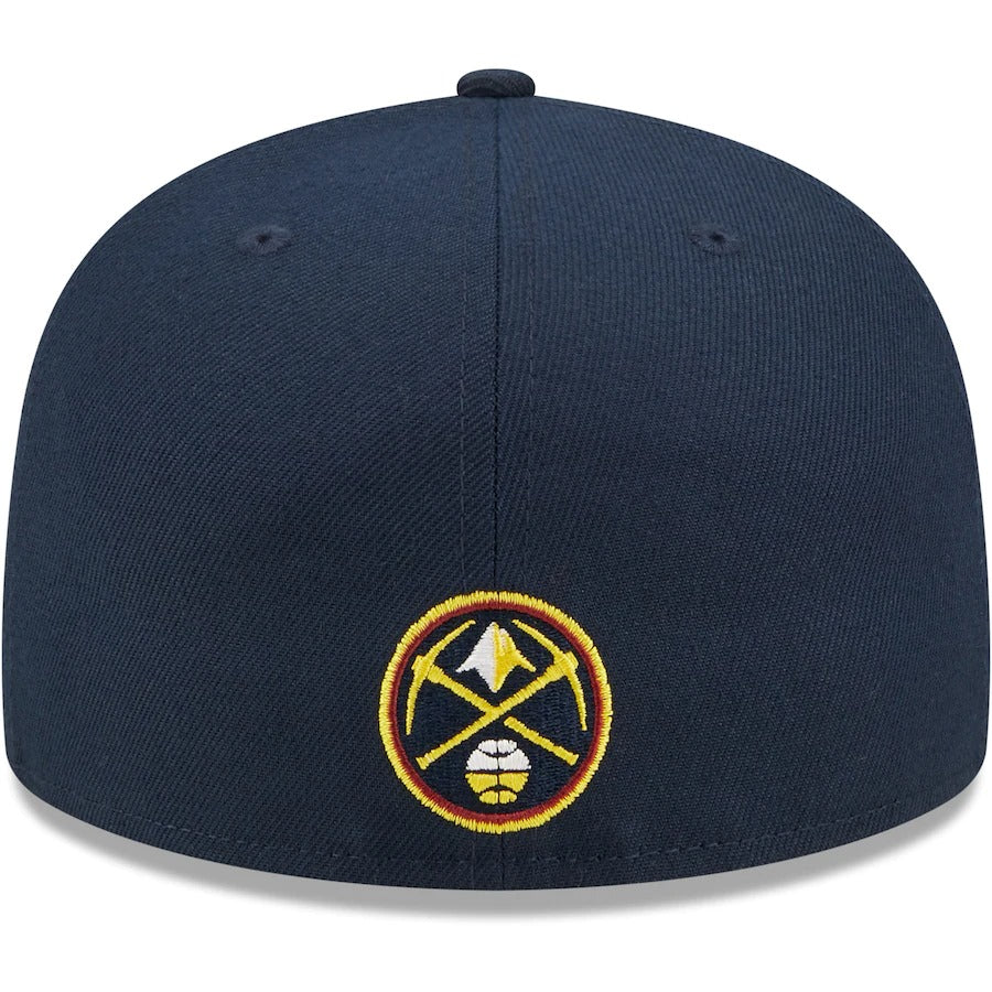 New Era Denver Nuggets Navy Splatter 59FIFTY Fitted Hat