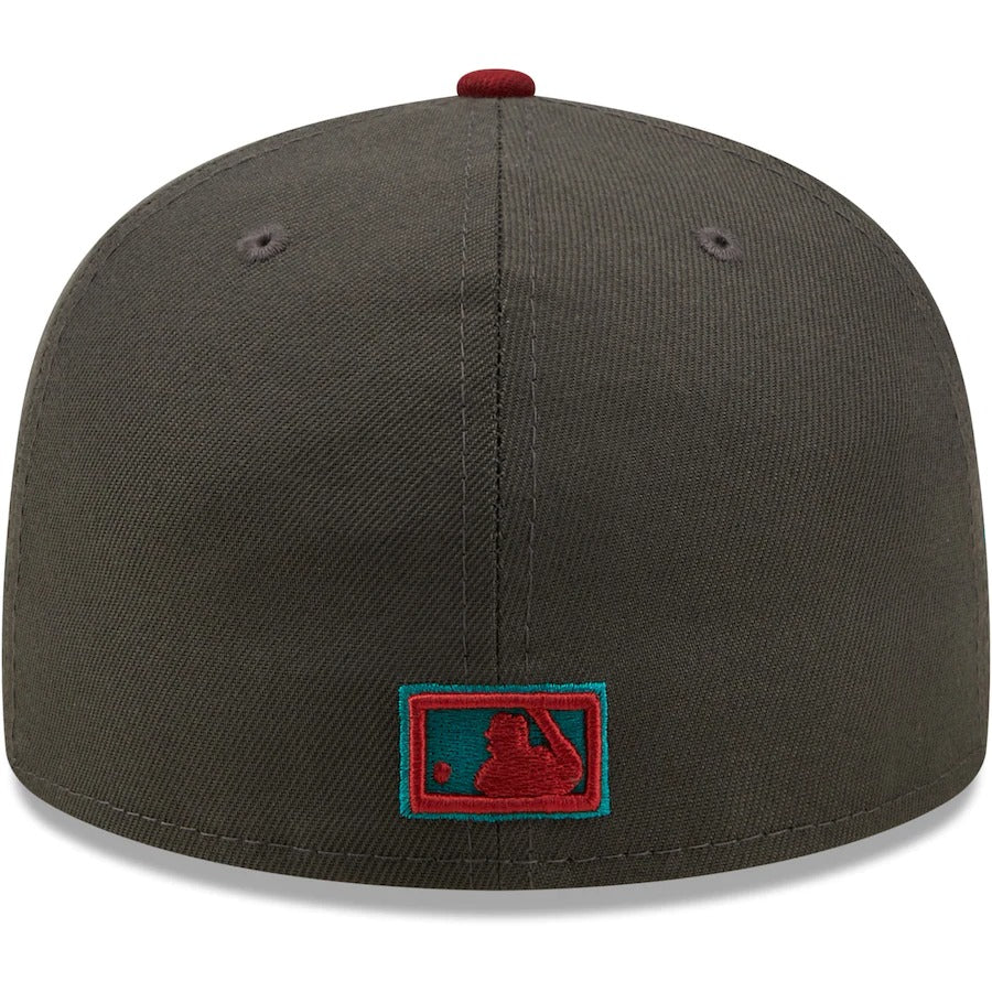 New Era St. Louis Cardinals Graphite/Cardinal Busch Stadium Final Season Titlewave 59FIFTY Fitted Hat