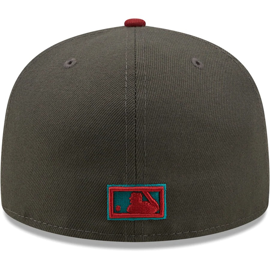 New Era Detroit Tigers Graphite/Cardinal 1968 World Series 50th Anniversary Titlewave 59FIFTY Fitted Hat