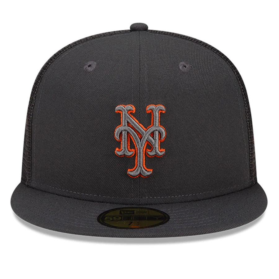 New York Mets New Era 2022 Batting Practice 59FIFTY Fitted Hat - Graphite
