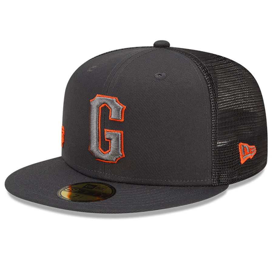 New Era San Francisco Giants Graphite 2022 Batting Practice 59FIFTY Fitted Hat