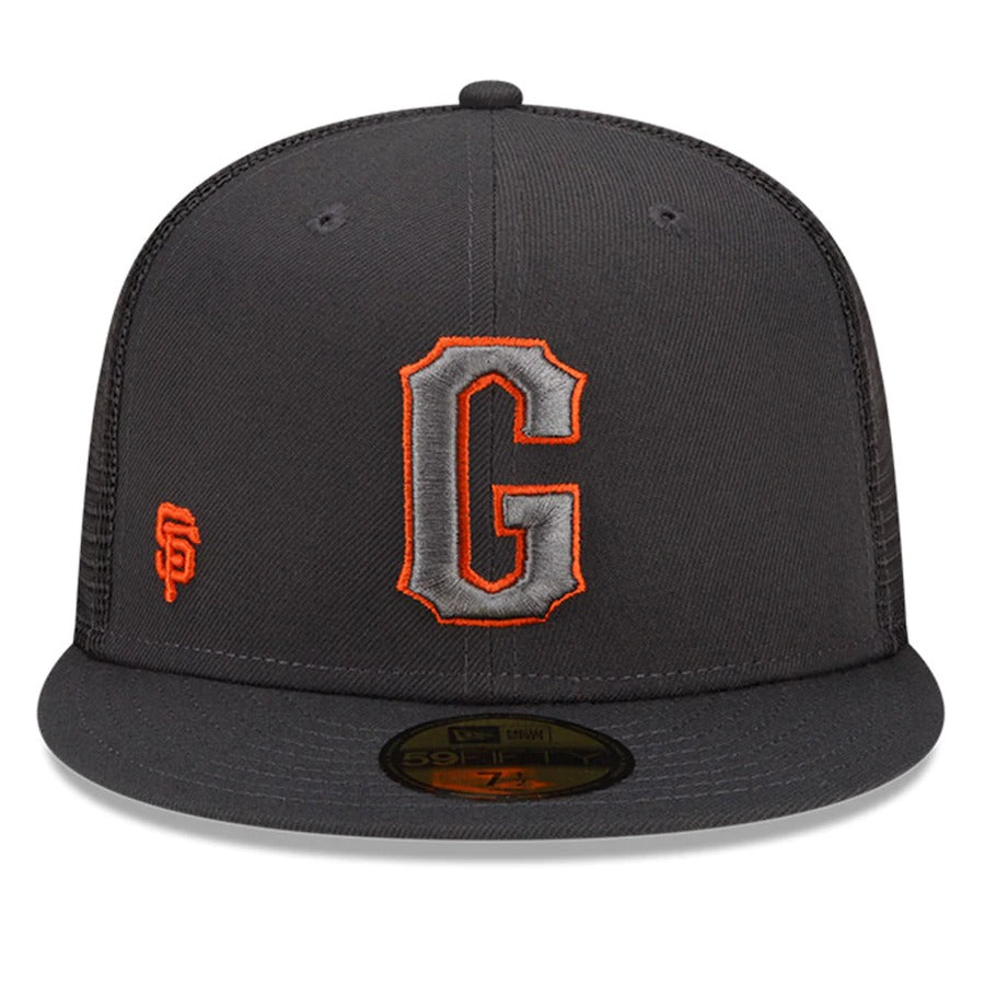 New Era San Francisco Giants Graphite 2022 Batting Practice 59FIFTY Fitted Hat