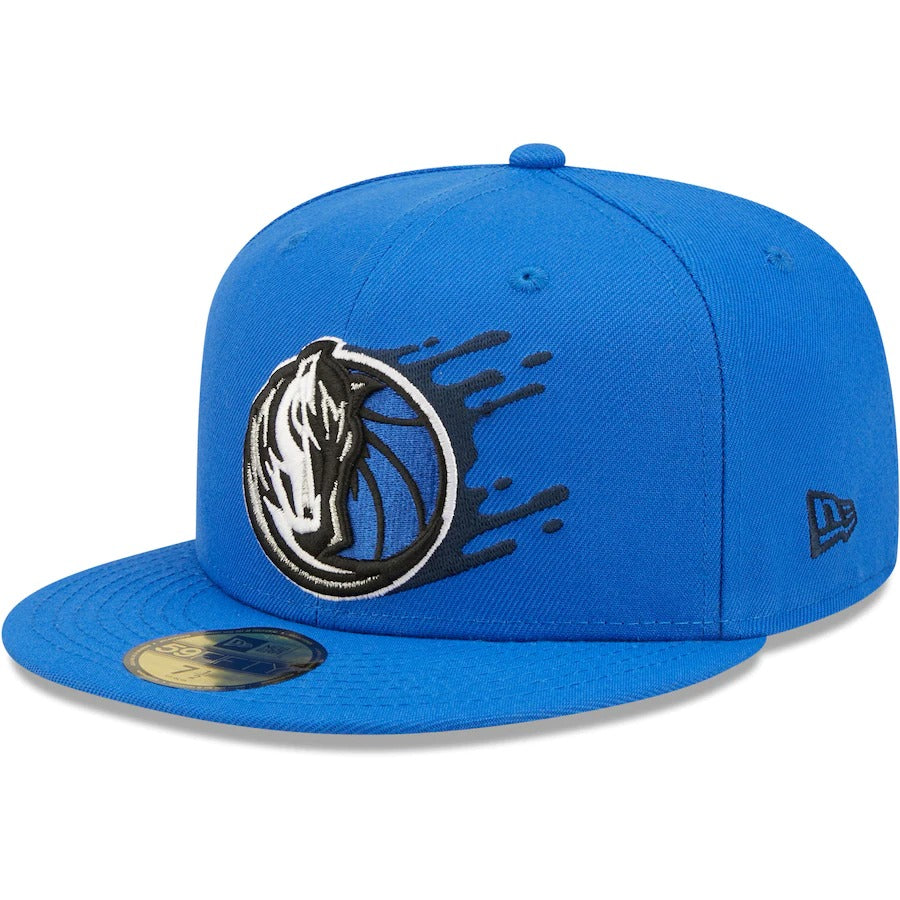 New Era Dallas Mavericks Blue Splatter 59FIFTY Fitted Hat