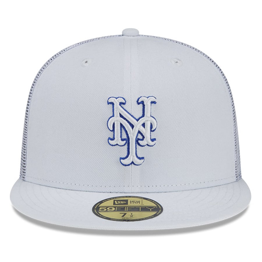 New Era New York Mets White 2022 Batting Practice 59FIFTY Fitted Hat