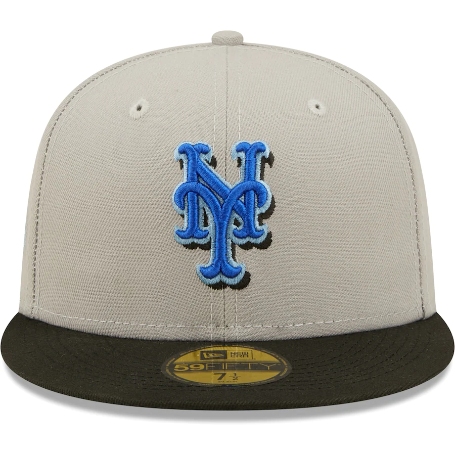 New Era New York Mets 2013 All-Star Game Gray/Black Blue Undervisor 2022 59FIFTY Fitted Hat