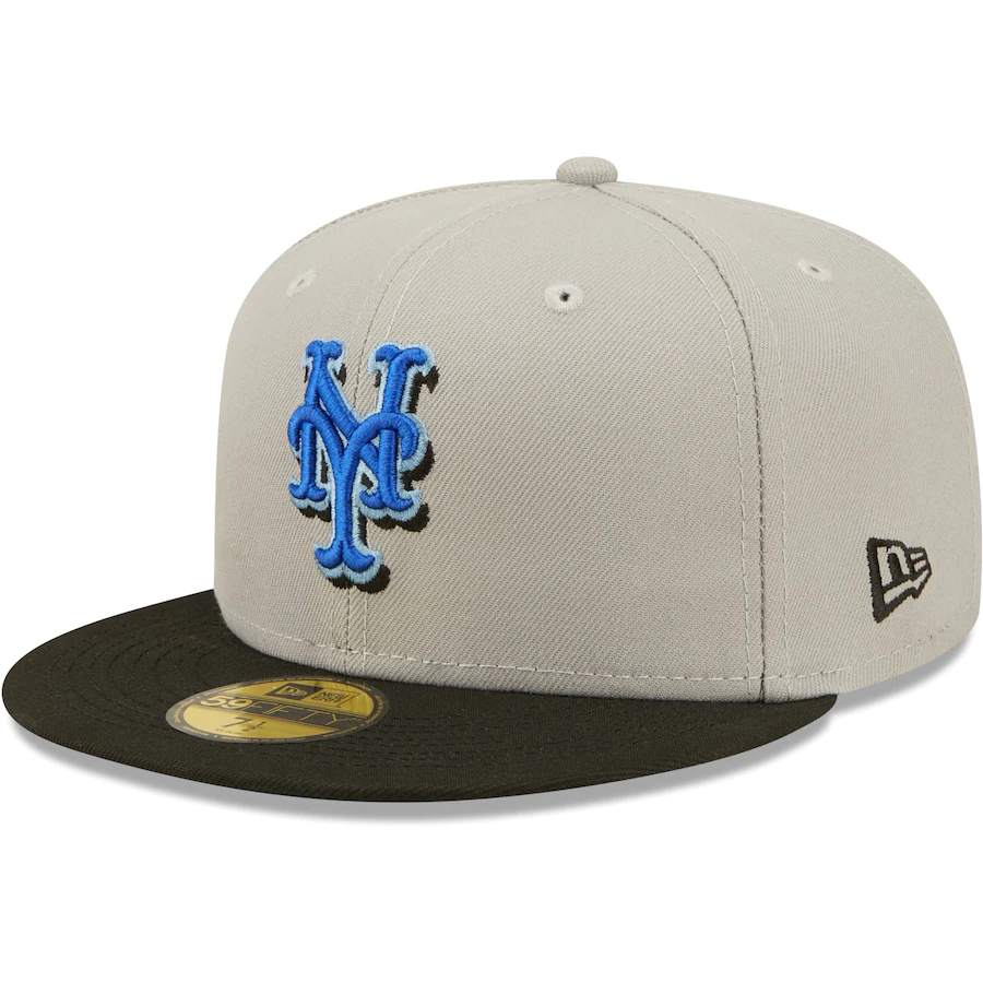 New Era New York Mets 2013 All-Star Game Gray/Black Blue Undervisor 2022 59FIFTY Fitted Hat