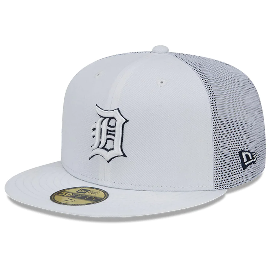 New Era Detroit Tigers White 2022 Batting Practice 59FIFTY Fitted Hat