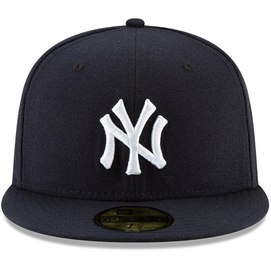 New Era Derek Jeter New York Yankees Navy 5X World Series Champion Side Patch 59FIFTY Fitted Hat