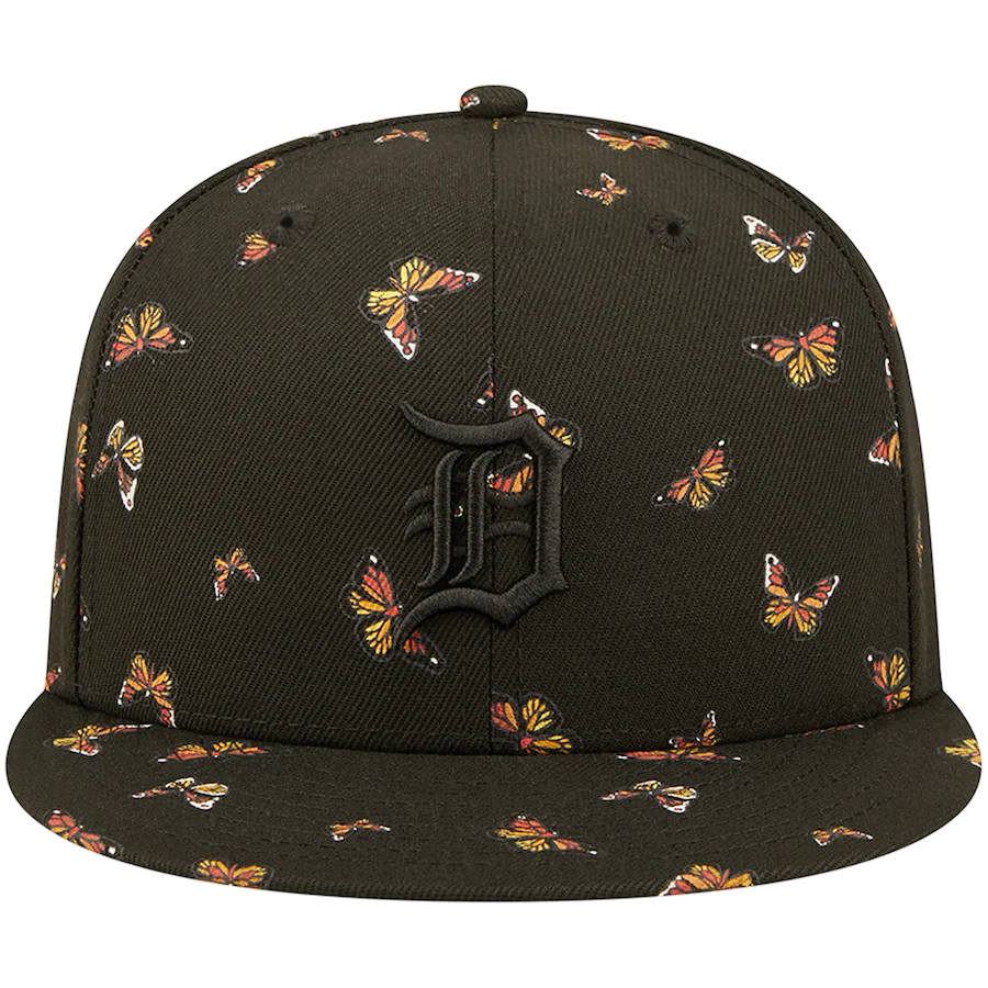 New Era Detroit Tigers Black Flutter 59FIFTY Fitted Hat