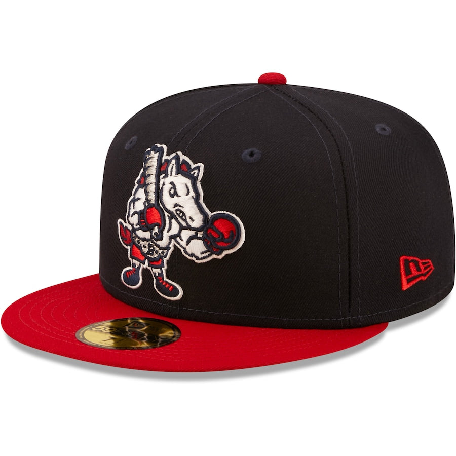 New Era Binghamton Rumble Ponies Navy Authentic Collection 59FIFTY Fit