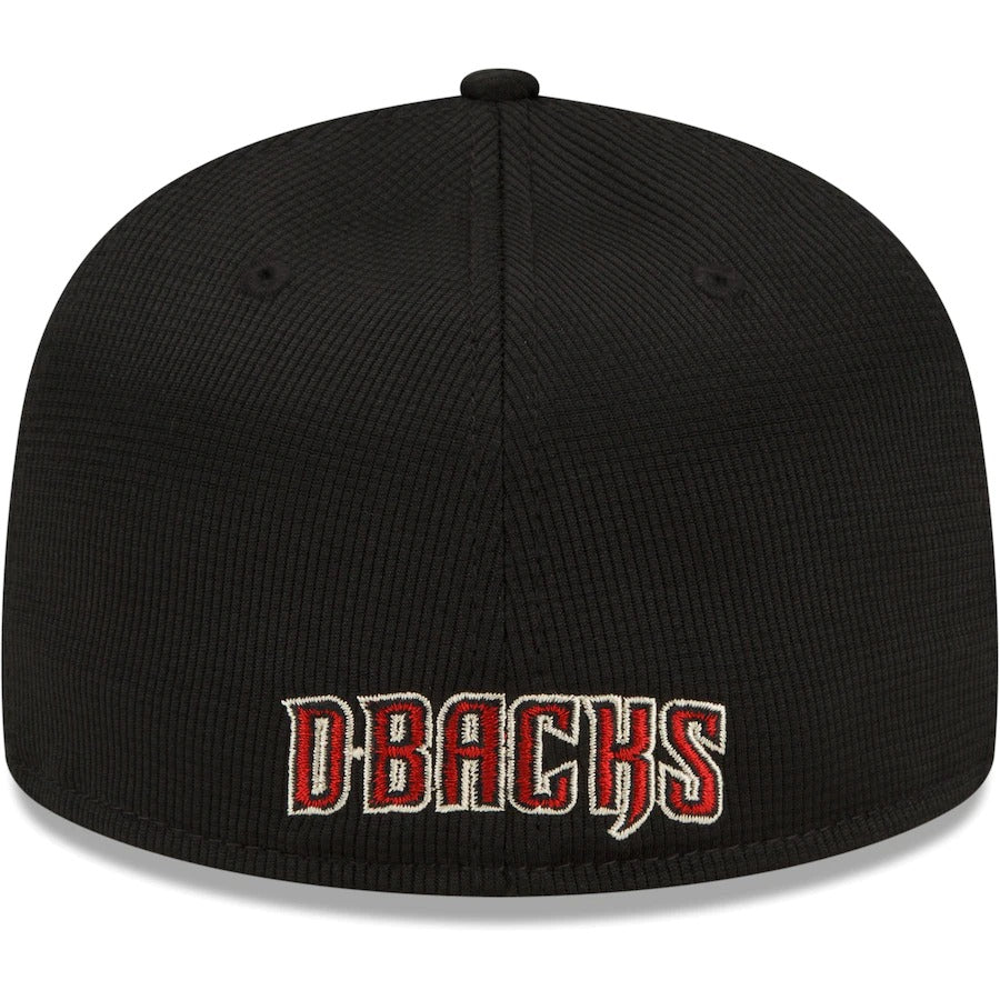 New Era Arizona Diamondbacks Black/Red Alternate 2022 Clubhouse 59FIFTY Fitted Hat