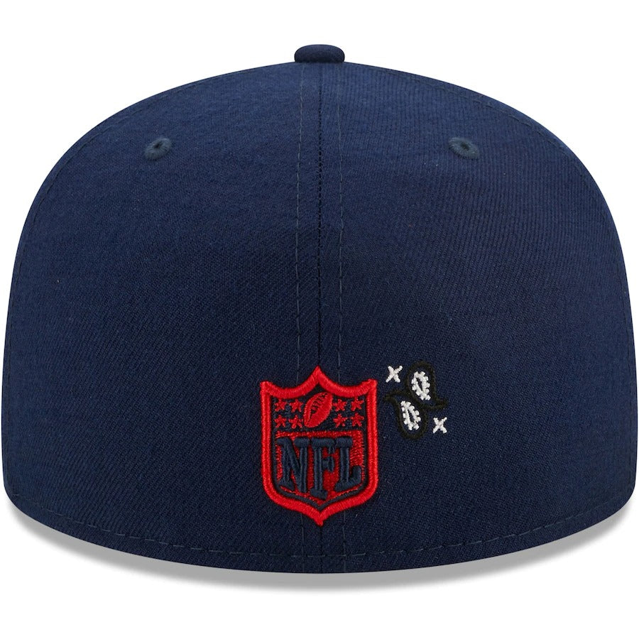 New Era New England Patriots Navy Bandana 59FIFTY Fitted Hat