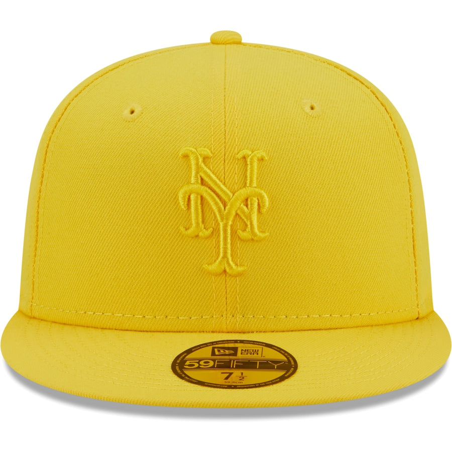 New Era New York Mets Yellow Icon Color Pack 59FIFTY Fitted Hat