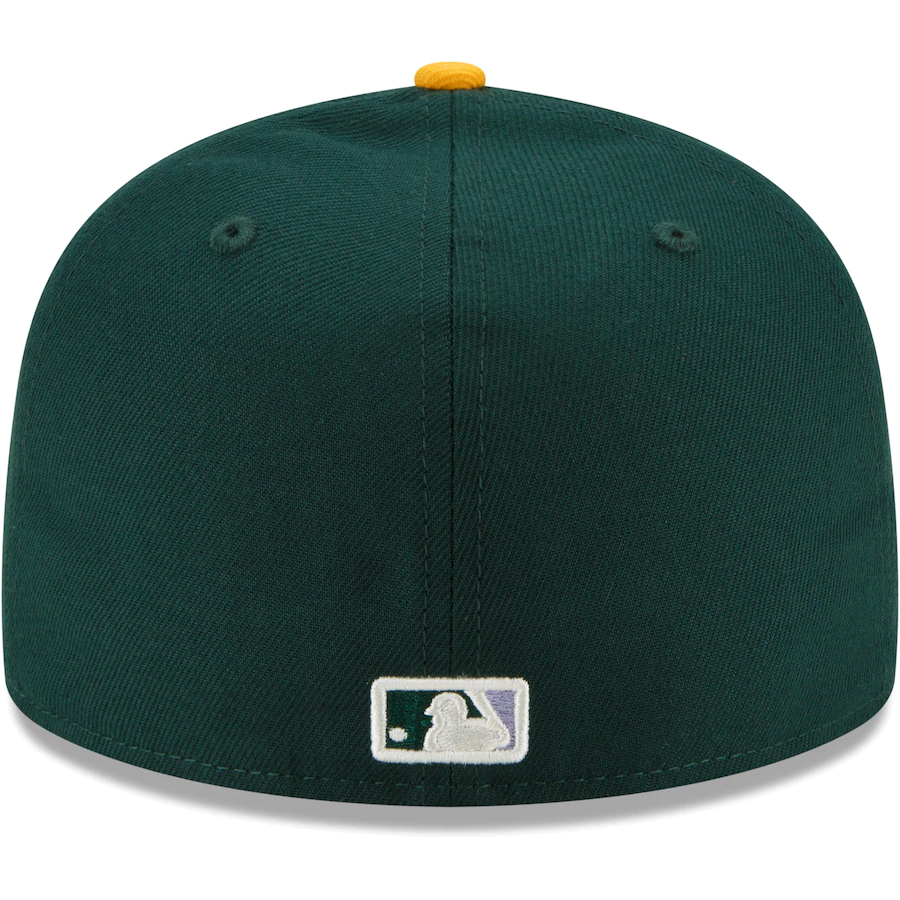 New Era Oakland Athletics Green Pop Sweatband Undervisor World Series 1974 Cooperstown Collection 59FIFTY Fitted Hat