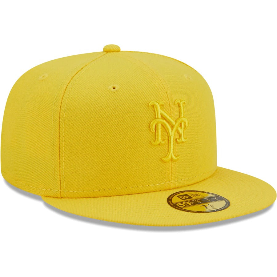 New Era New York Mets Yellow Icon Color Pack 59FIFTY Fitted Hat