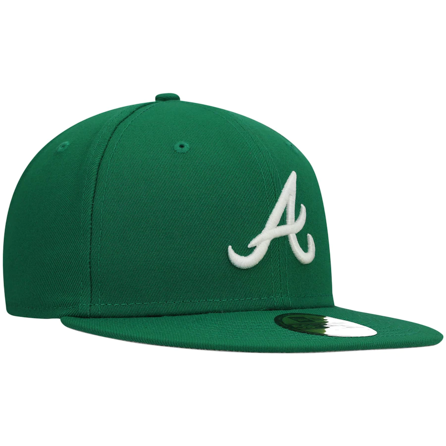 New Era Atlanta Braves Kelly Green 59FIFTY Fitted Hat | Green Braves Hat