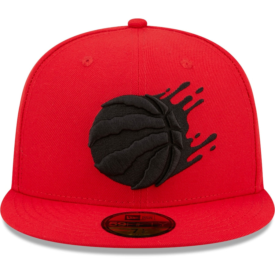 New Era Toronto Raptors Red Splatter 59FIFTY Fitted Hat