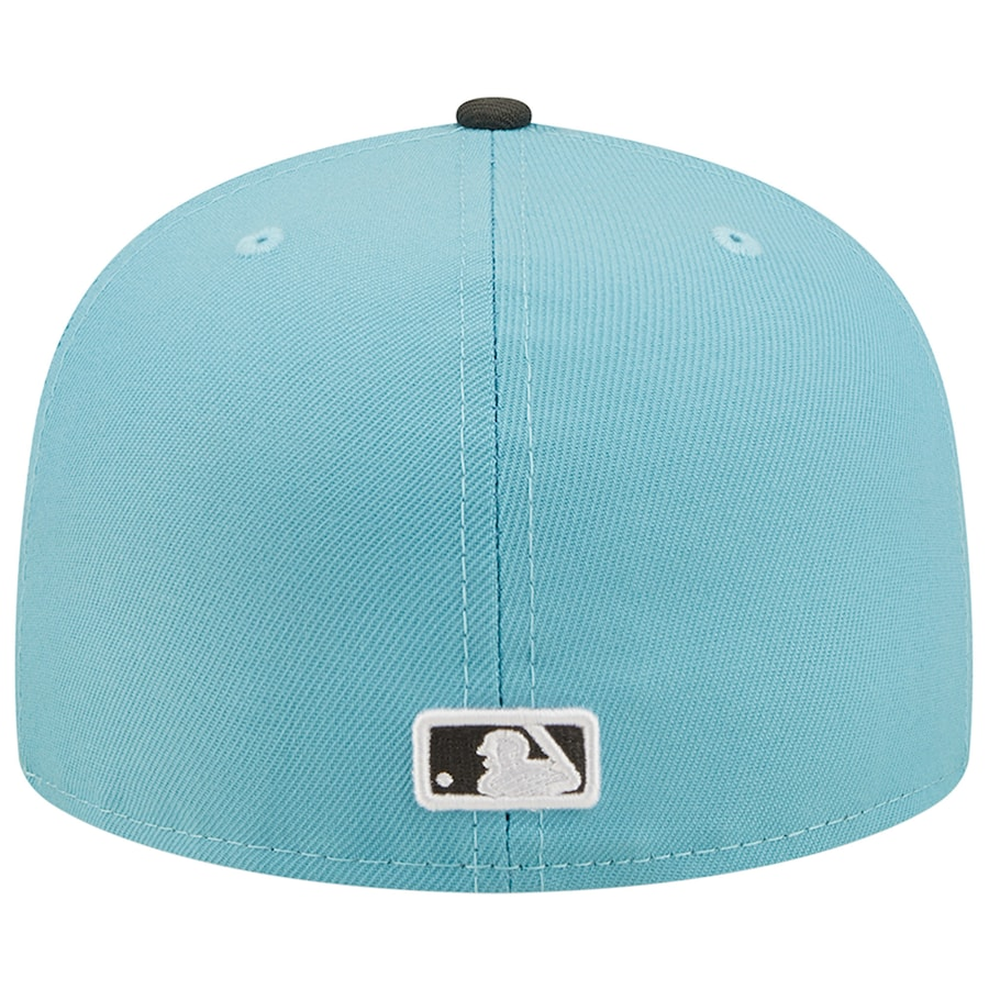 New Era Light Blue/Charcoal Atlanta Braves Two-Tone Color Pack 59FIFTY Fitted Hat