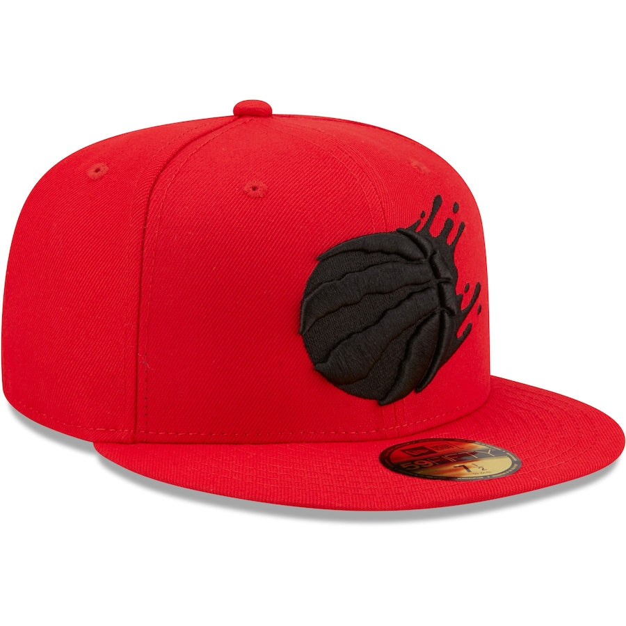 New Era Toronto Raptors Red Splatter 59FIFTY Fitted Hat