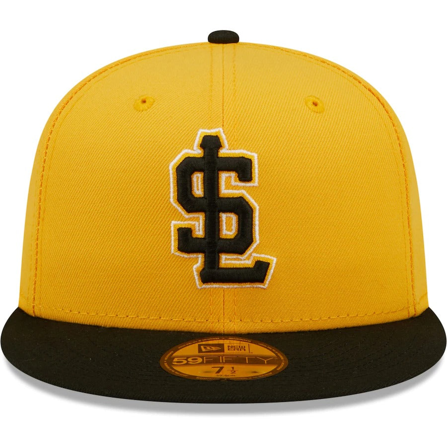 New Era Salt Lake Bees Gold Authentic 59FIFTY Fitted Hat