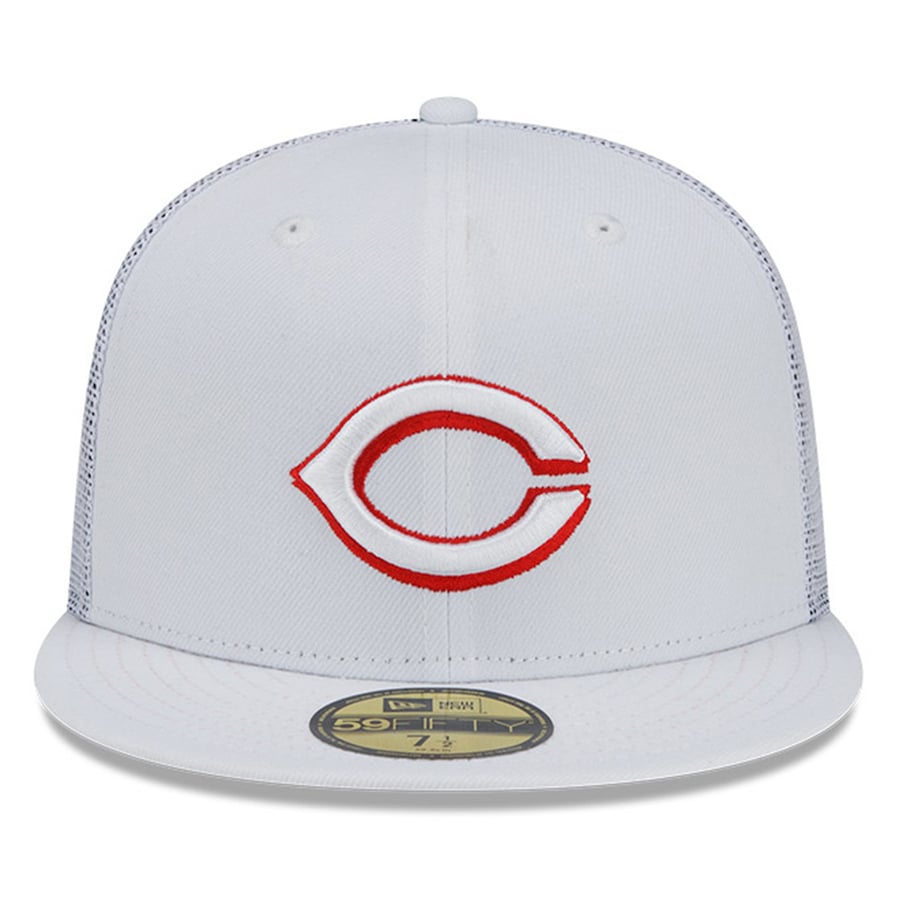 New Era Cincinnati Reds White 2022 Batting Practice 59FIFTY Fitted Hat