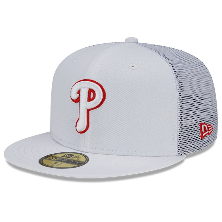 New Era Philadelphia Phillies White 2022 Batting Practice 59FIFTY Fitted Hat