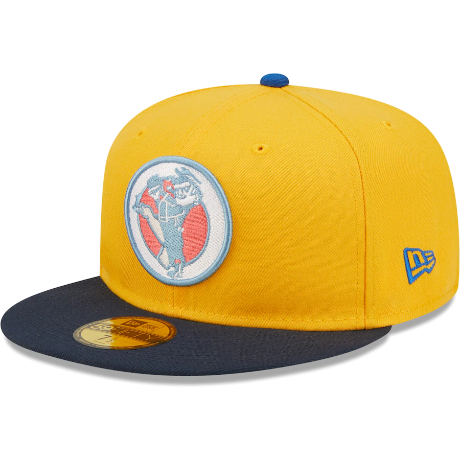 New Era Washington Senators Gold/Azure 1960 Final Season Undervisor 59FIFTY Fitted Hat