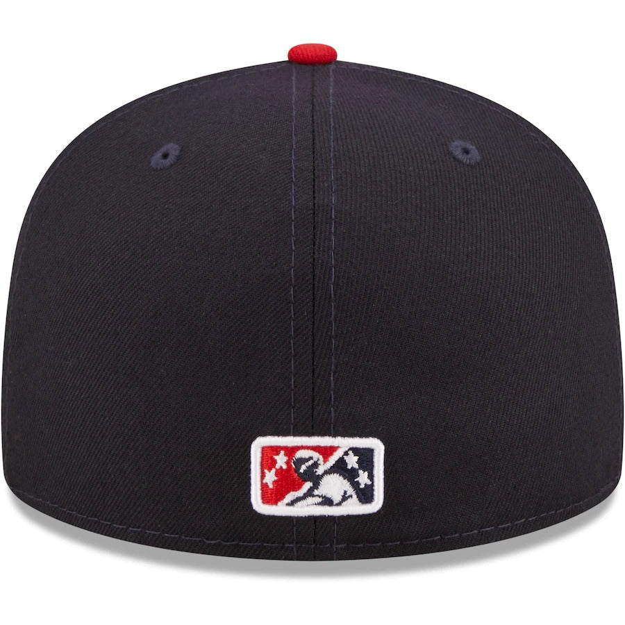 New Era Salem Red Sox Navy Authentic Collection 59FIFTY Fitted Hat